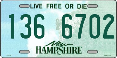 NH license plate 1366702