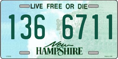 NH license plate 1366711