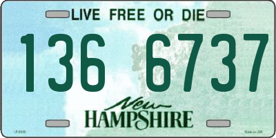 NH license plate 1366737
