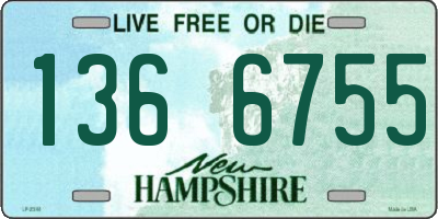 NH license plate 1366755