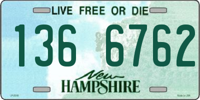 NH license plate 1366762