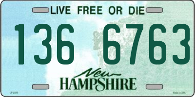 NH license plate 1366763
