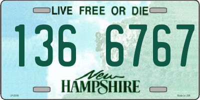 NH license plate 1366767