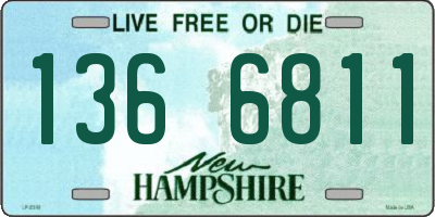 NH license plate 1366811