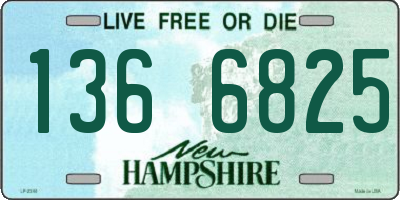 NH license plate 1366825