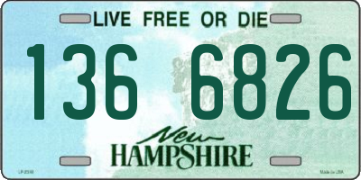 NH license plate 1366826