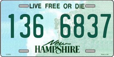NH license plate 1366837