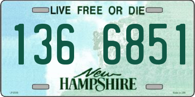 NH license plate 1366851