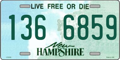 NH license plate 1366859