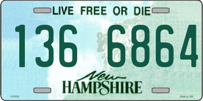 NH license plate 1366864