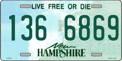 NH license plate 1366869