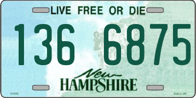 NH license plate 1366875
