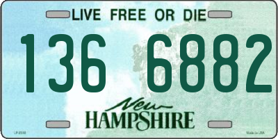 NH license plate 1366882