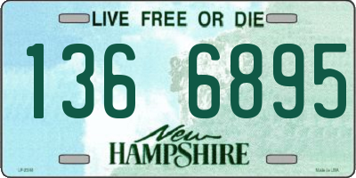 NH license plate 1366895