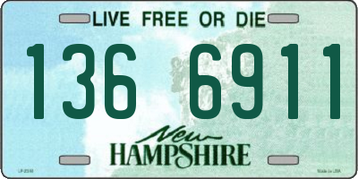 NH license plate 1366911