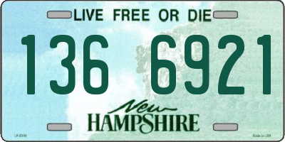 NH license plate 1366921