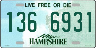 NH license plate 1366931