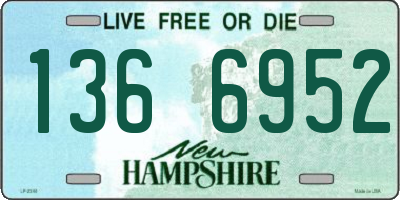 NH license plate 1366952