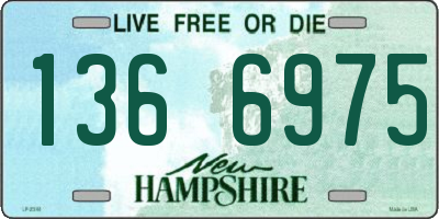 NH license plate 1366975