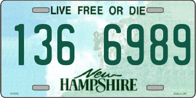 NH license plate 1366989