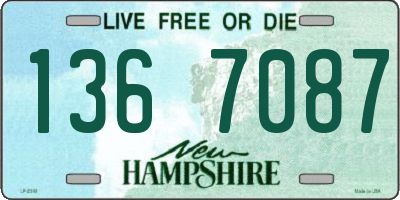 NH license plate 1367087