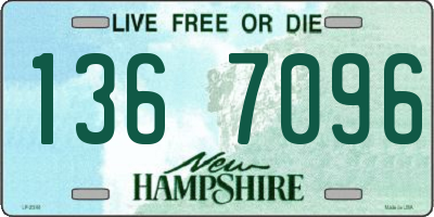 NH license plate 1367096