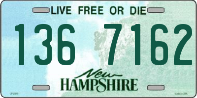 NH license plate 1367162