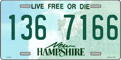 NH license plate 1367166