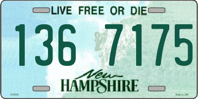 NH license plate 1367175