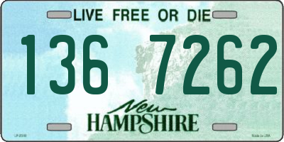 NH license plate 1367262