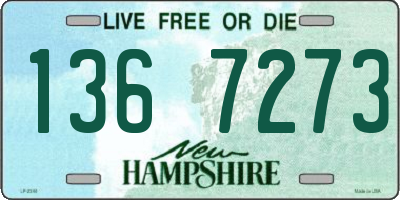 NH license plate 1367273