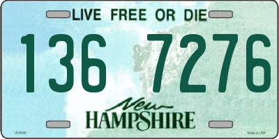 NH license plate 1367276