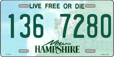 NH license plate 1367280
