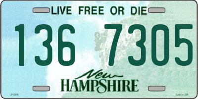NH license plate 1367305