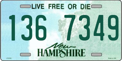 NH license plate 1367349