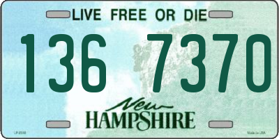 NH license plate 1367370