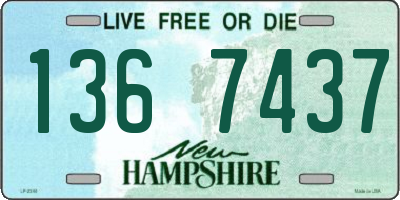 NH license plate 1367437