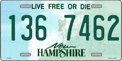 NH license plate 1367462