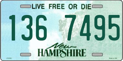 NH license plate 1367495