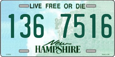 NH license plate 1367516