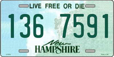 NH license plate 1367591
