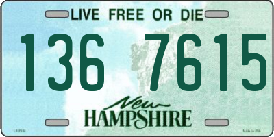 NH license plate 1367615