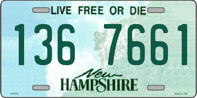 NH license plate 1367661