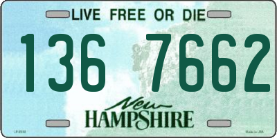 NH license plate 1367662