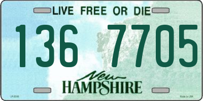 NH license plate 1367705