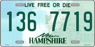 NH license plate 1367719
