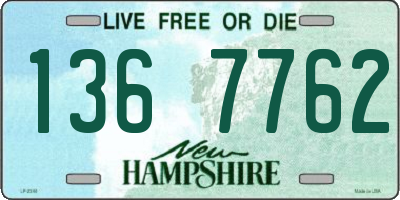 NH license plate 1367762