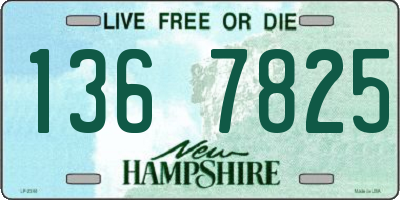 NH license plate 1367825