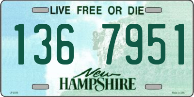 NH license plate 1367951
