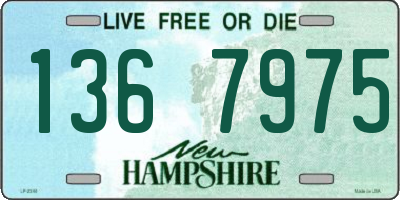 NH license plate 1367975